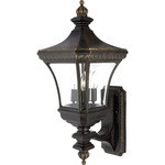 Devon 89 Outdoor Wall Light - Imperial Bronze / Clear