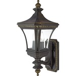 Devon 89 Outdoor Wall Light - Imperial Bronze / Clear