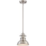 Emery Mini Pendant - Brushed Nickel