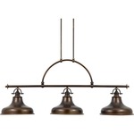 The Emery Linear Chandelier - Palladian Bronze