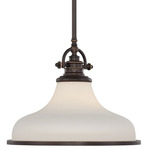 Grant Pendant - Palladian Bronze / Opal