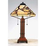 Tiffany 6898 Table Lamp - Bronze / Tiffany