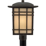 Hillcrest Outdoor Post Light - Imperial Bronze / Translucent Linen