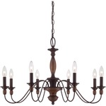 Holbrook Chandelier - Tuscan Brown