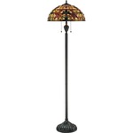 Kami Floor Lamp - Vintage Bronze / Tiffany Kami