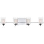 Kolt G9 LED Bathroom Vanity Light - Polished Chrome / Clear