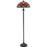 Larissa Floor Lamp - Vintage Bronze / Tiffany