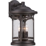 Marblehead Outdoor Wall Light - Palladian Bronze / Clear Seedy