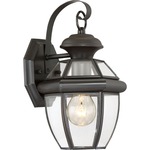 Newbury Outdoor Wall Sconce - Medici Bronze / Clear