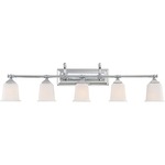 Nicholas Bathroom Vanity Light - Polished Chrome / Opal