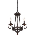 Noble Chandelier - Rustic Black