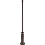 3IN Fitter Traditional Outdoor Post - 7 Foot - Medici Bronze