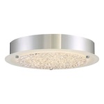Platinum Blaze Ceiling Light - Polished Chrome / Crystal