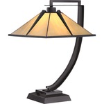 Pomeroy Table Lamp - Western Bronze / Tiffany