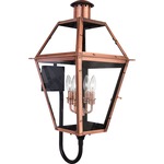 Rue De Royal Outdoor Wall Light - Aged Copper / Clear