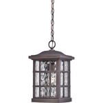 Stonington Outdoor Pendant - Palladian Bronze / Clear Water
