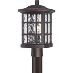 Stonington Outdoor Post Light - Palladian Bronze / Clear Water