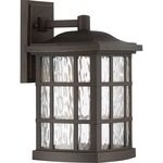 Stonington Outdoor Wall Light - Palladian Bronze / Clear Water