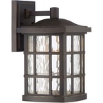 Stonington Outdoor Wall Light - Palladian Bronze / Clear Water