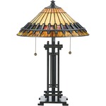 Tiffany 489 Table Lamp - Bronze Patina / Tiffany