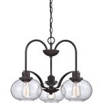 Trilogy Chandelier - Old Bronze / Clear Seedy