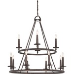 Voyager Chandelier - Malaga Bronze