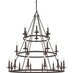 Voyager Chandelier - Malaga Bronze