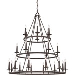 Voyager Chandelier - Malaga Bronze