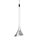 Luma Pendant - Nickel / Smoky Grey