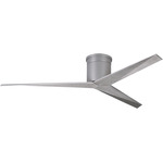 Eliza Hugger Ceiling Fan - Brushed Nickel / Barn Wood Tone