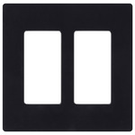 Claro Designer Style Wall Plate - Gloss Black