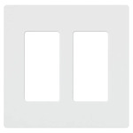 Claro Designer Style Wall Plate - Gloss White