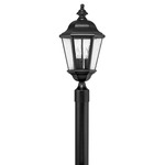Edgewater 120V Outdoor Pier / Post Mount - Black / Clear Seedy