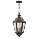 Edgewater 120V Outdoor Pendant - Oil Rubbed Bronze / Clear Seedy