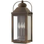 Anchorage 120V Outdoor Wall Sconce - Light Oiled Bronze / Clear