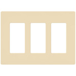 Claro Designer Style Wall Plate - Gloss Ivory
