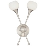 Pontil Wall Light - Brushed Nickel / Etched Opal