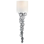 Pearl Mist Signature Wall Light - Black / Pearl Mist