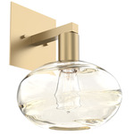 Coppa Wall Sconce - Gilded Brass / Optic Amber