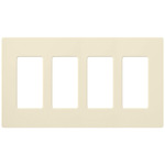 Claro Designer Style Wall Plate - Gloss Almond