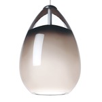 Alina Freejack Pendant - Satin Nickel / Smoke