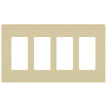 Claro Designer Style Wall Plate - Gloss Ivory