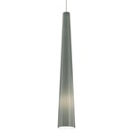 Zenith Freejack Pendant - Satin Nickel / Smoke