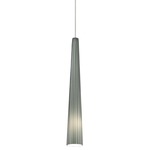 Zenith Freejack Pendant - Satin Nickel / Smoke