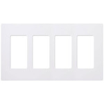 Claro Designer Style Wall Plate - Gloss White