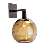 Terra Hanging Wall Sconce - Flat Bronze / Optic Bronze