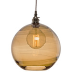 Terra Single Pendant - Metallic Beige Silver / Optic Bronze