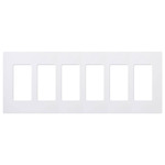 Claro Designer Style Wall Plate - Gloss White