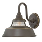 Troyer Outdoor Wall Light - Oil Rubbed Bronze / Clear