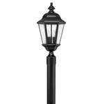 Edgewater 120V Outdoor Pier / Post Mount - Black / Clear Seedy